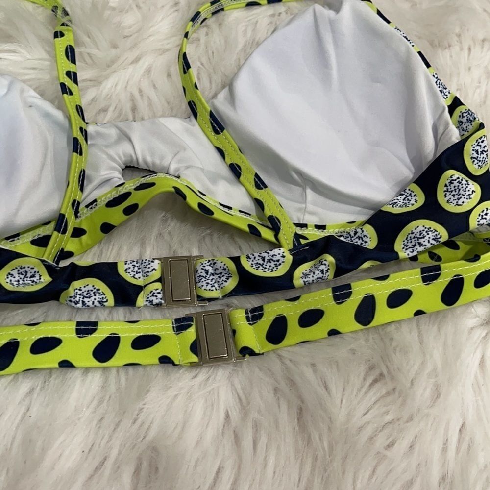 NWOT Patterned Bikini Sz S - Picture 7 of 16